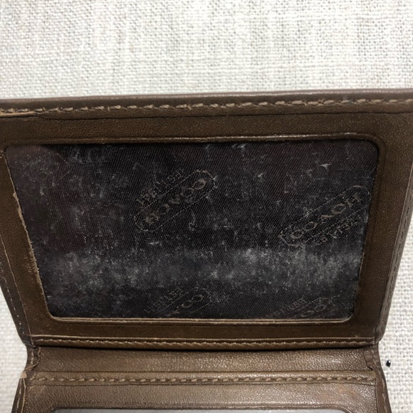 Coach Slim Leather Wallet License Card Holder - Picture 5 of 6